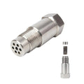 Mini Catalytic Converter Oxygen Sensor Adapter Universal M18 x 1.5 Stainless Steel O2 Sensor Extension