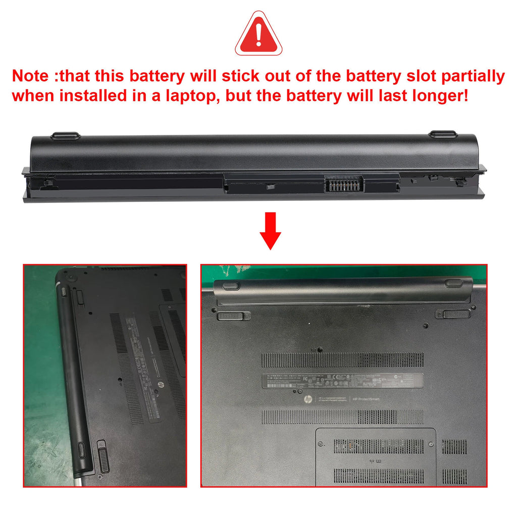 8Cells Spare 776622-001 Battery for HP LA04 LA03 LA03DF Laptop Black Battery