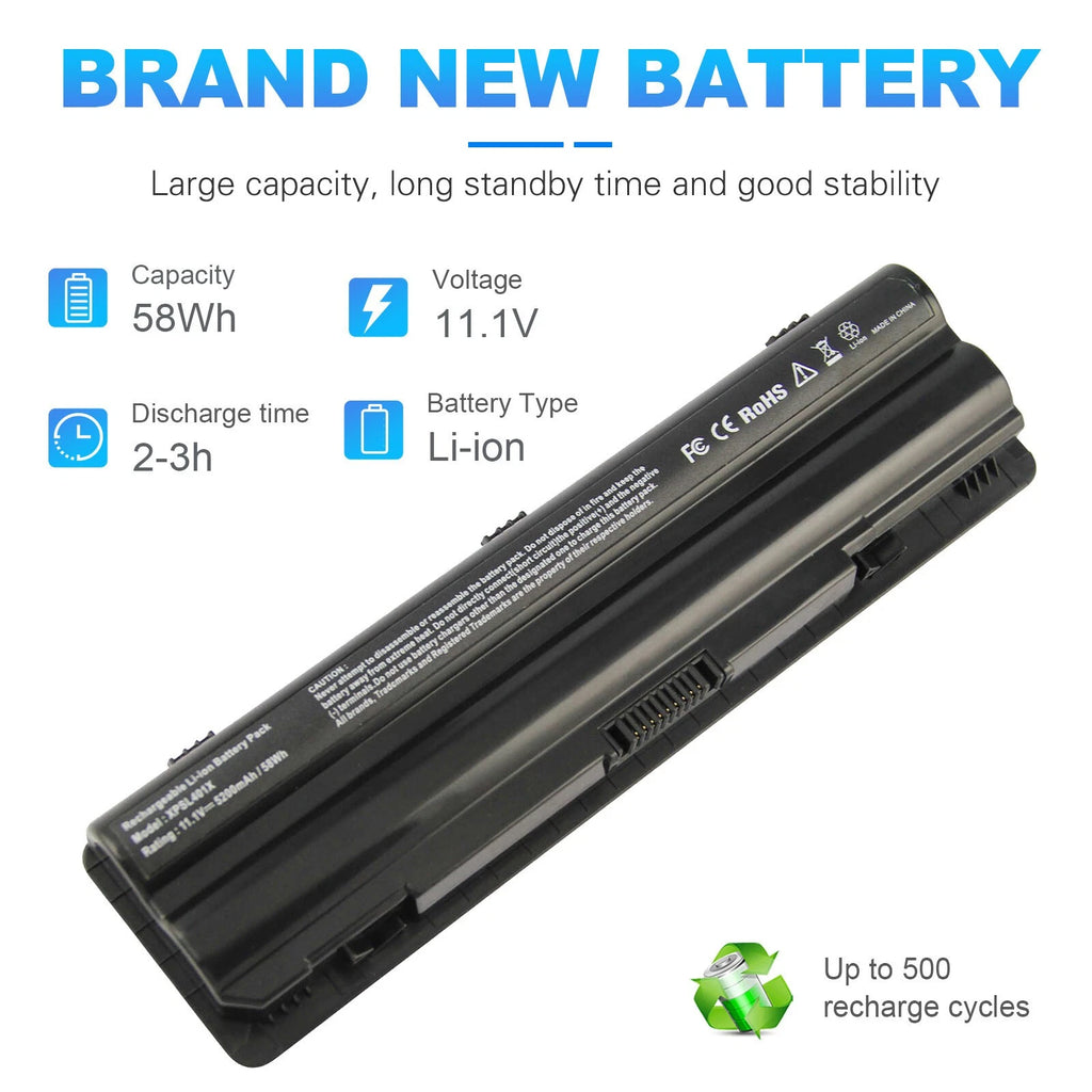 NEW Battery For Dell XPS 14 L401X 15 L501X L502X L701x L702x 15-1591 J70W7 JWPHF
