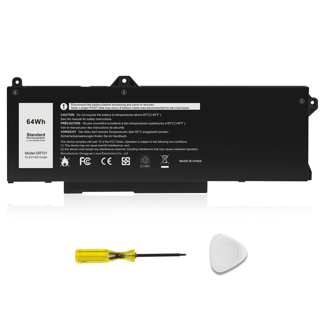 LOT GRT01 Battery For Dell Latitude 5421 5431 5521 5531 Precision 3470 3561 3571