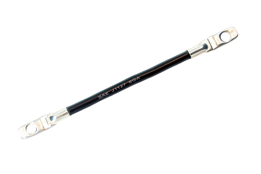 6 Gauge AWG 7" Golf Cart Battery Cable with 5/16" Lugs Zinc Plated