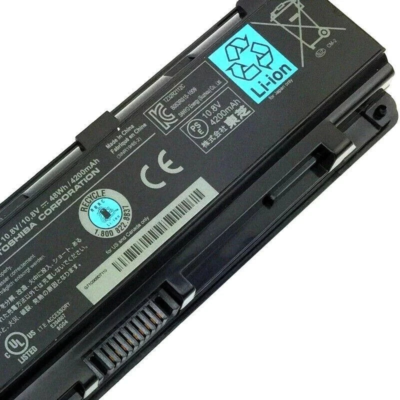 Genuine OEM PA5024U-1BRS Battery For Toshiba Satellite C850 PABAS260 48Wh NEW
