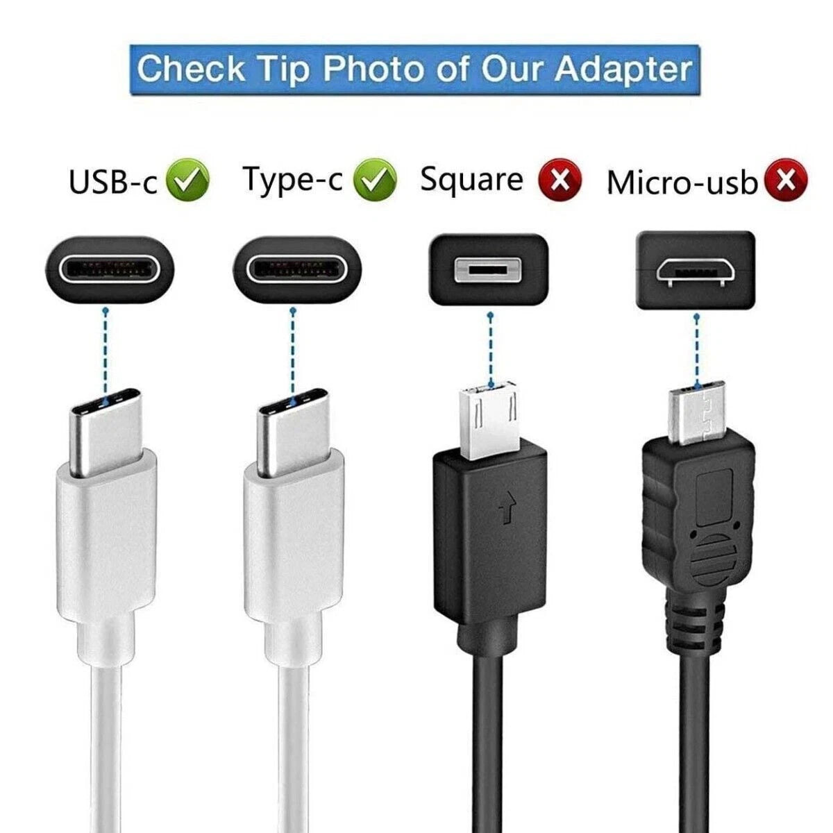 30W/61W/87W/96W PD USB-C/Type-C Power Adapter Charger For MacBook Pro Air Laptop