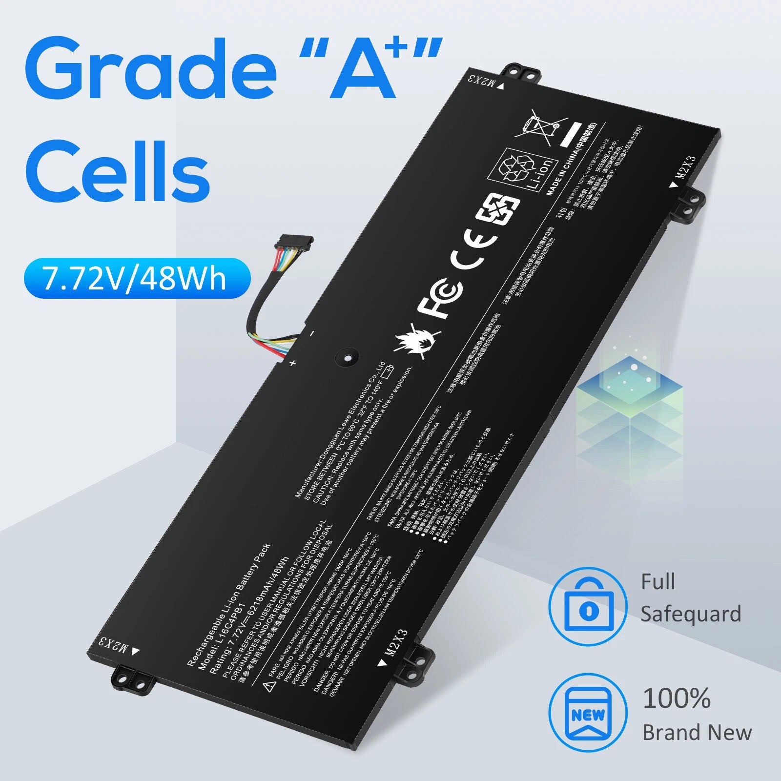 New L16L4PB1 L16C4PB1 L16M4PB1 Battery For Lenovo YOGA 720-13IKB 730-13IKB 48Wh