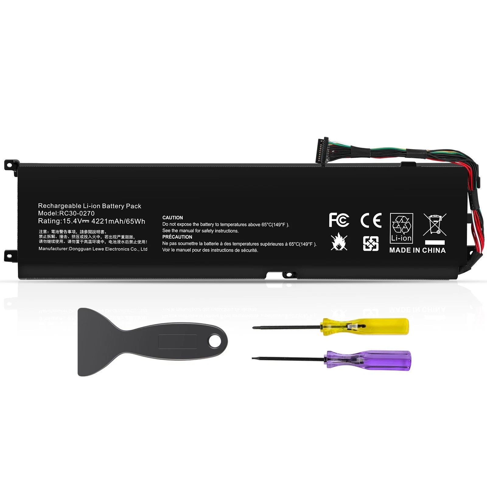 ??Battery RC30-0270 For Razer Blade 15 2018 2019 RZ09-0270 RZ09-0300 15.4V 65Wh
