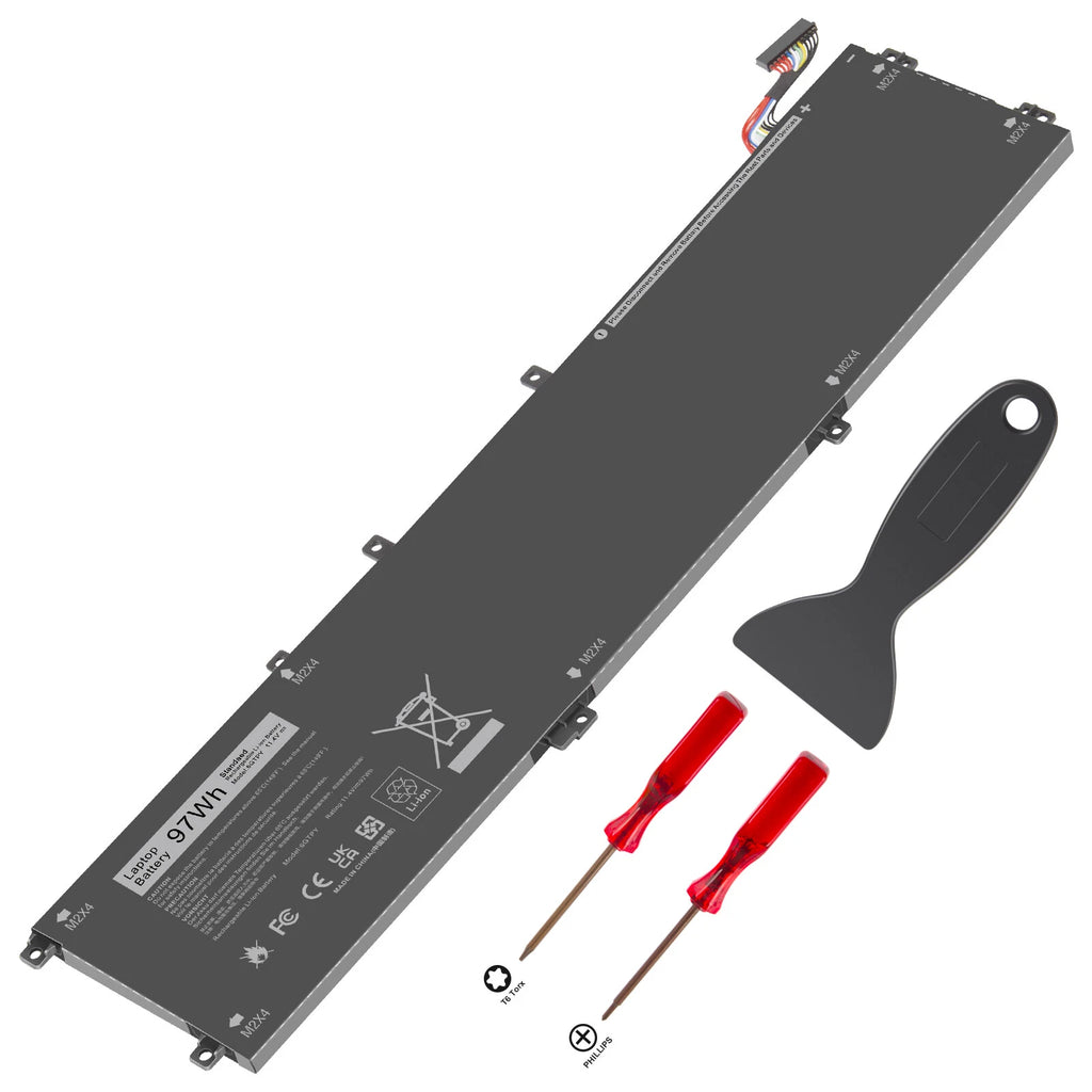 6GTPY 97Wh Battery for Dell XPS 15 9570 9560 9550 7590 Precsion 5530 5520 5510