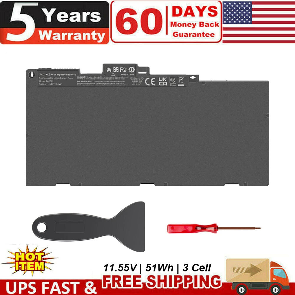TA03XL Battery for HP EliteBook 745 755 840 848 850 G4 HSTNN-IB7L HSTNN-I72C-4
