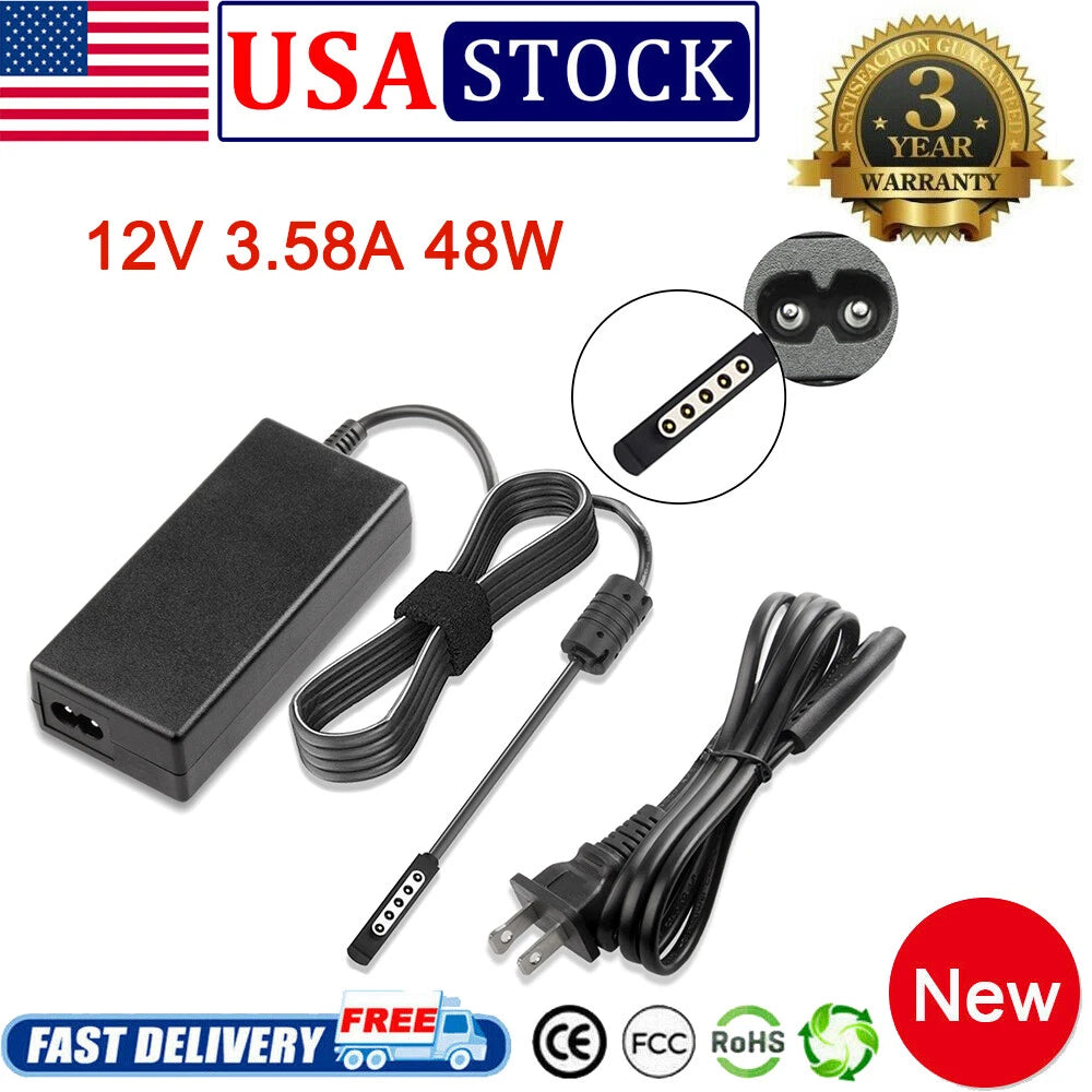 Adapter Charger for Microsoft Surface Pro RT 1 2 1512 1536 1514 Win 8/10 Tablet