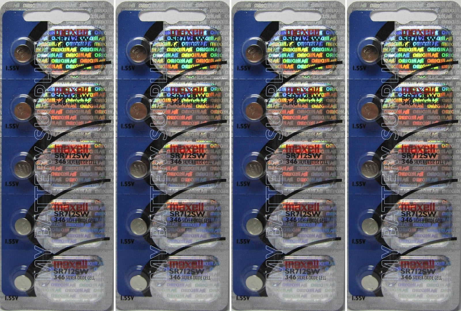 346 Battery Replacement Watch Battery Equivalent Maxell x 20