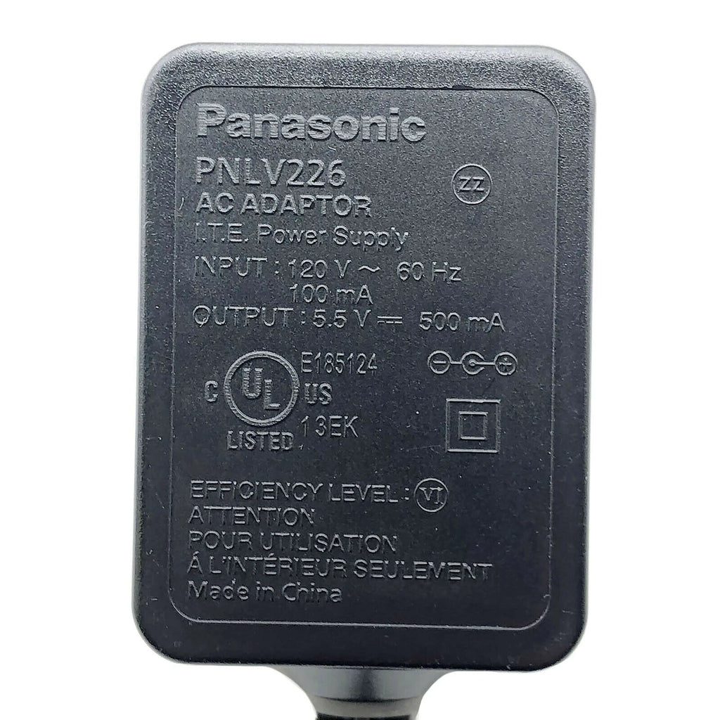 NEW Original PANASONIC PNLV226 PNLV226Z AC POWER SUPPLY 5.5V 500mA OEM Adapter