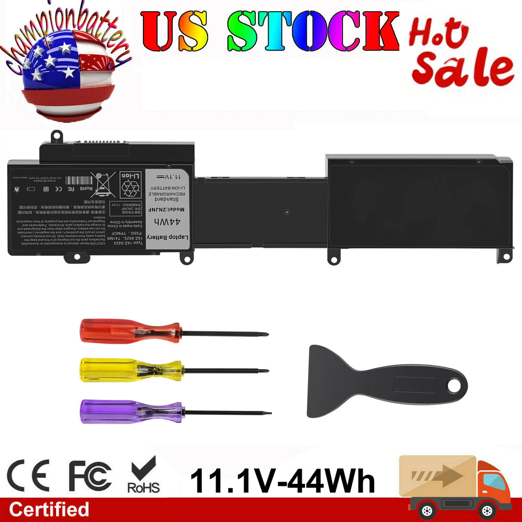 2NJNF Battery for Dell Inspiron 14z-5423 15z-5523 8JVDG 0TPMCF 08JVDG with Tools