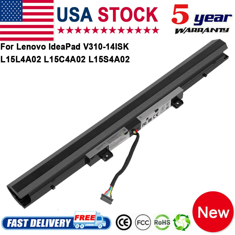 L15L4A02 L15C4A02 Battery For Lenovo IdeaPad V310-14ISK L15S4A02 32Wh