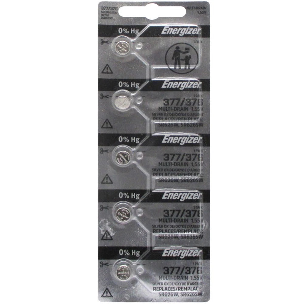 10 377 / 376 SR626SW Energizer Batteries 2 packs of 5