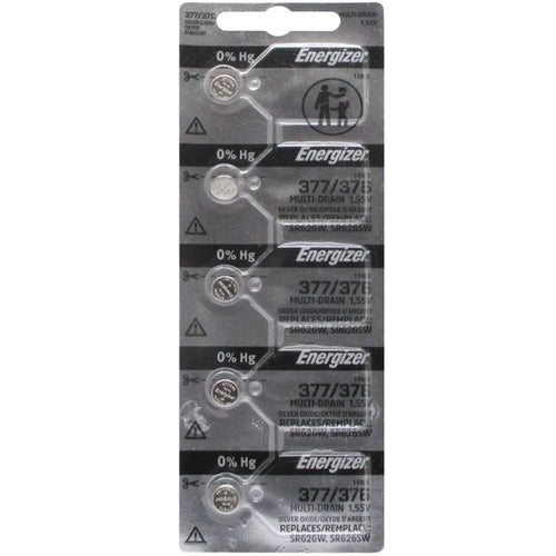 10 377 / 376 SR626SW Energizer Batteries 2 packs of 5