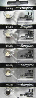 ENERGIZER 317 SR516SW (5 piece) SR516 BATTERY NEW SEALED Authorize Seller