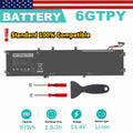 6GTPY Battery For Dell XPS 15 9550 9570 P56F001 Precision 5510 5520 Vostro 750