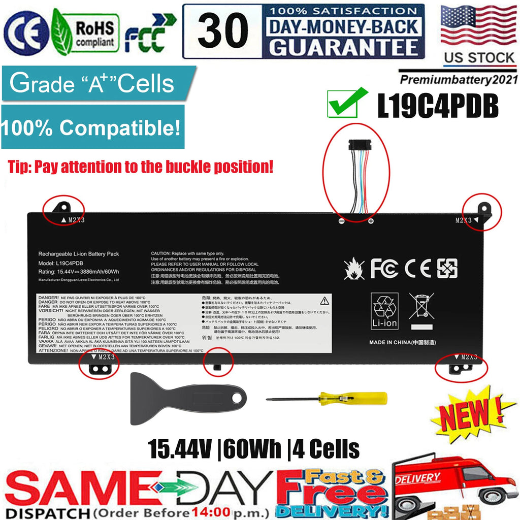 ?L19C4PDB L19M4PDB Battery For Lenovo ThinkBook 14s Yoga 14 15 G2 G3 G4 ITL ACL