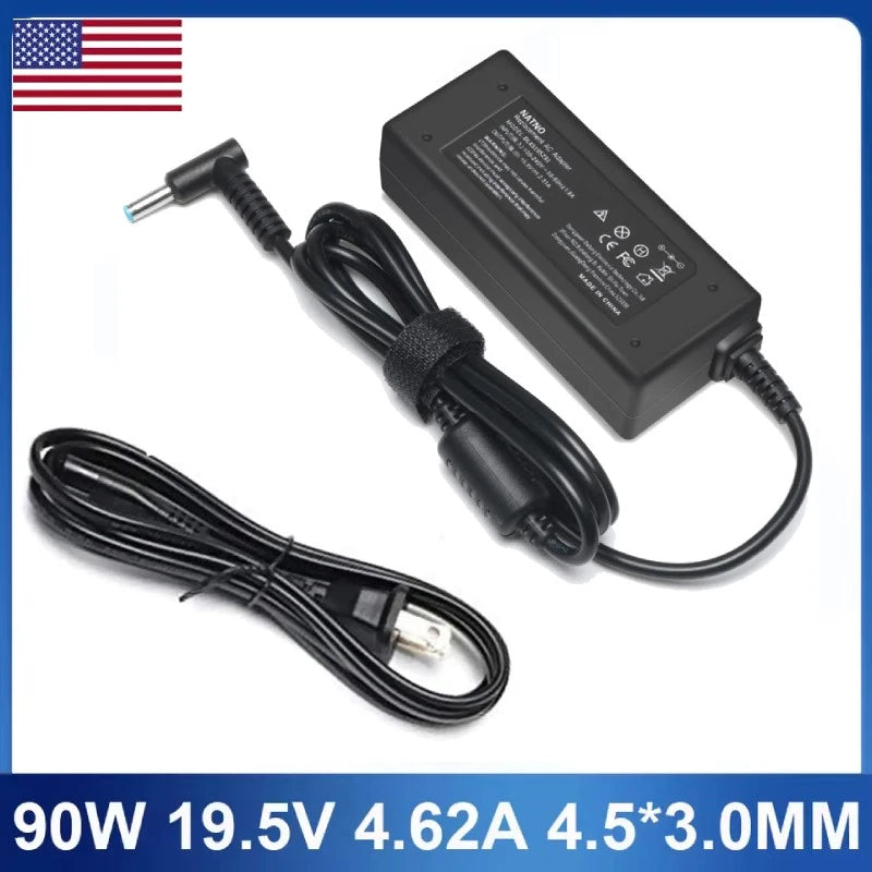 90W 19.5V 4.62A AC Adapter Charger For HP Laptop Power Supply Cord 4.5*3.0mm