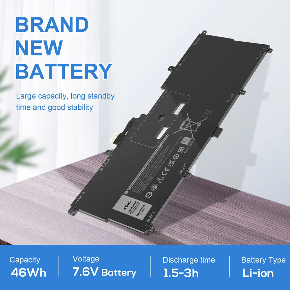 46Wh Battery NNF1C 0NNF1C HMPFH 0HMPFH NP0V3 P71G P71G001 for Dell XPS 13 Series