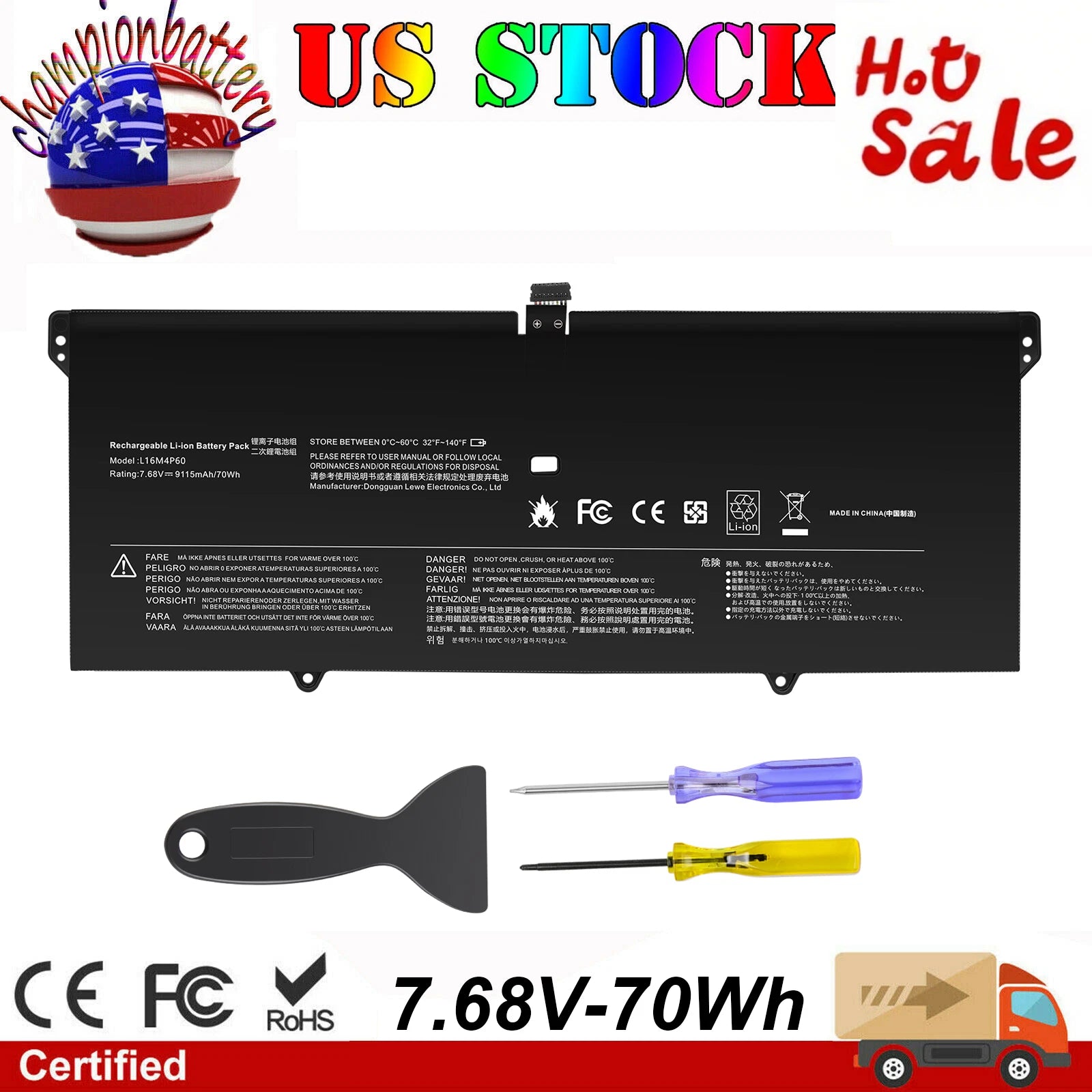 L16C4P61 L16M4P60 Battery for Lenovo Yoga 920 920-13IKB Ideapad Flex Pro-13IKB