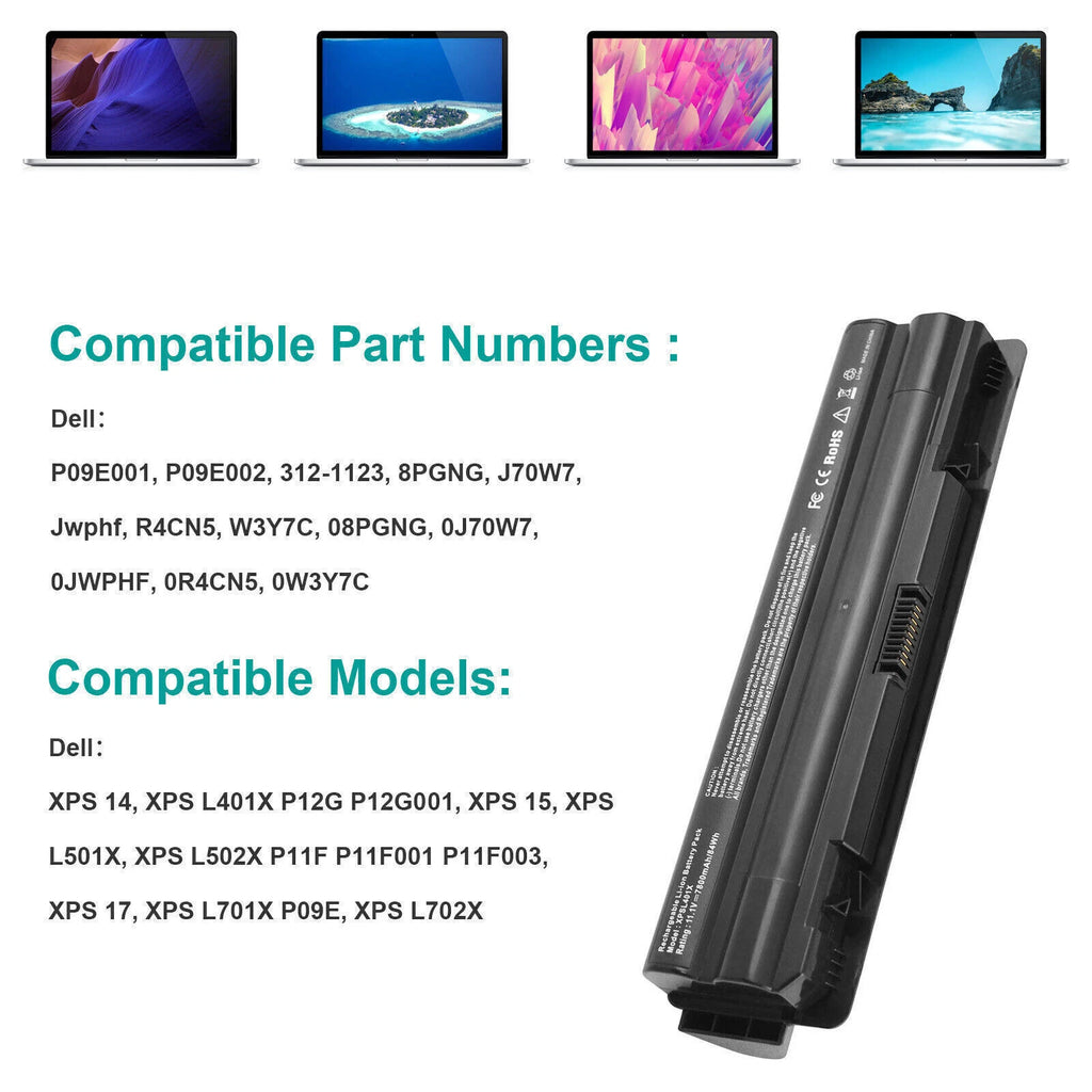 9Cell JWPHF R795X Battery for Dell XPS 14 15 17 L401X L501X L502X L701X L702X US