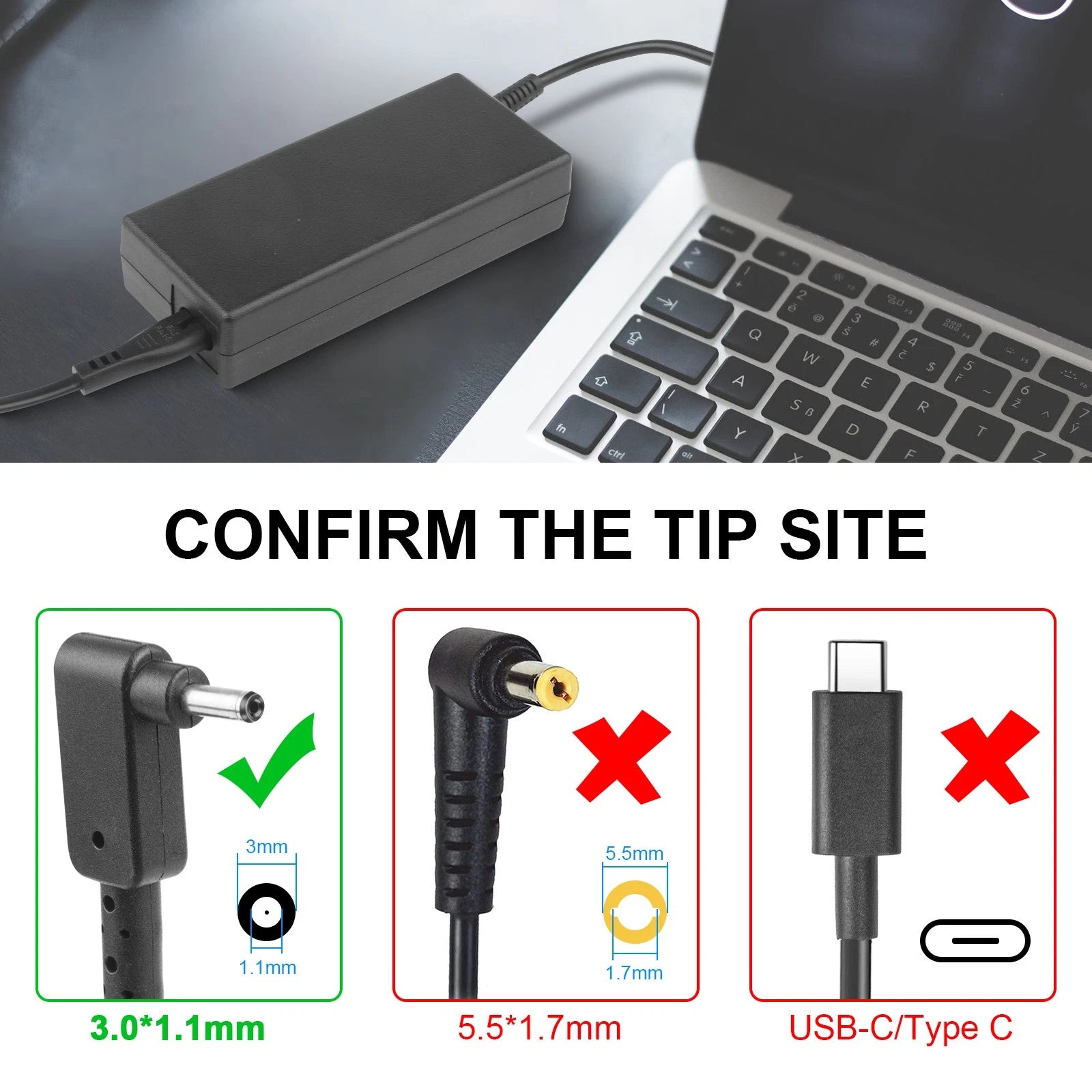 AC Adapter Charger for Acer Chromebook 11 13 14 15 R11 CB3 CB5 C720 C720P C740