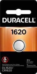 Duracell - 1620 3V Lithium Coin Battery - Long Lasting Battery - 1 Count