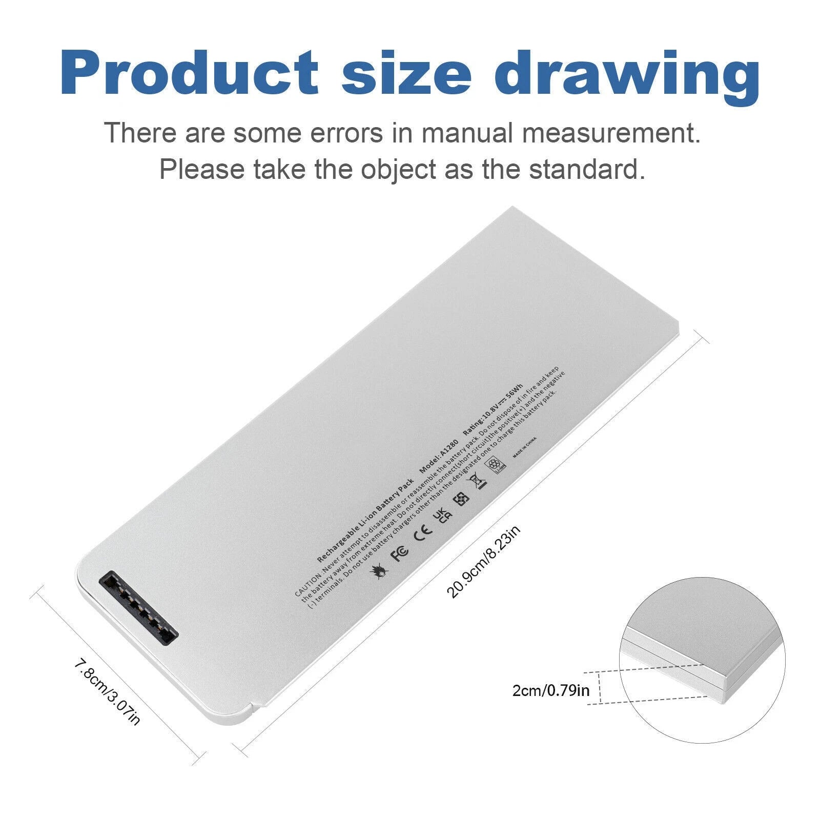 ?LOT A1280 MB771 Battery For Apple MacBook 13"Aluminum Unibody 2008 MB466 MB467