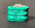 Brand New 3/V150H 3.6V 160MAH PLC Data backup Rechargeable Battery +2P-1P
