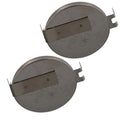 2x CR2032FH2-MFR 3V Lithium Coin Battery HORZ 2-PIN for CMOS RTC PCB