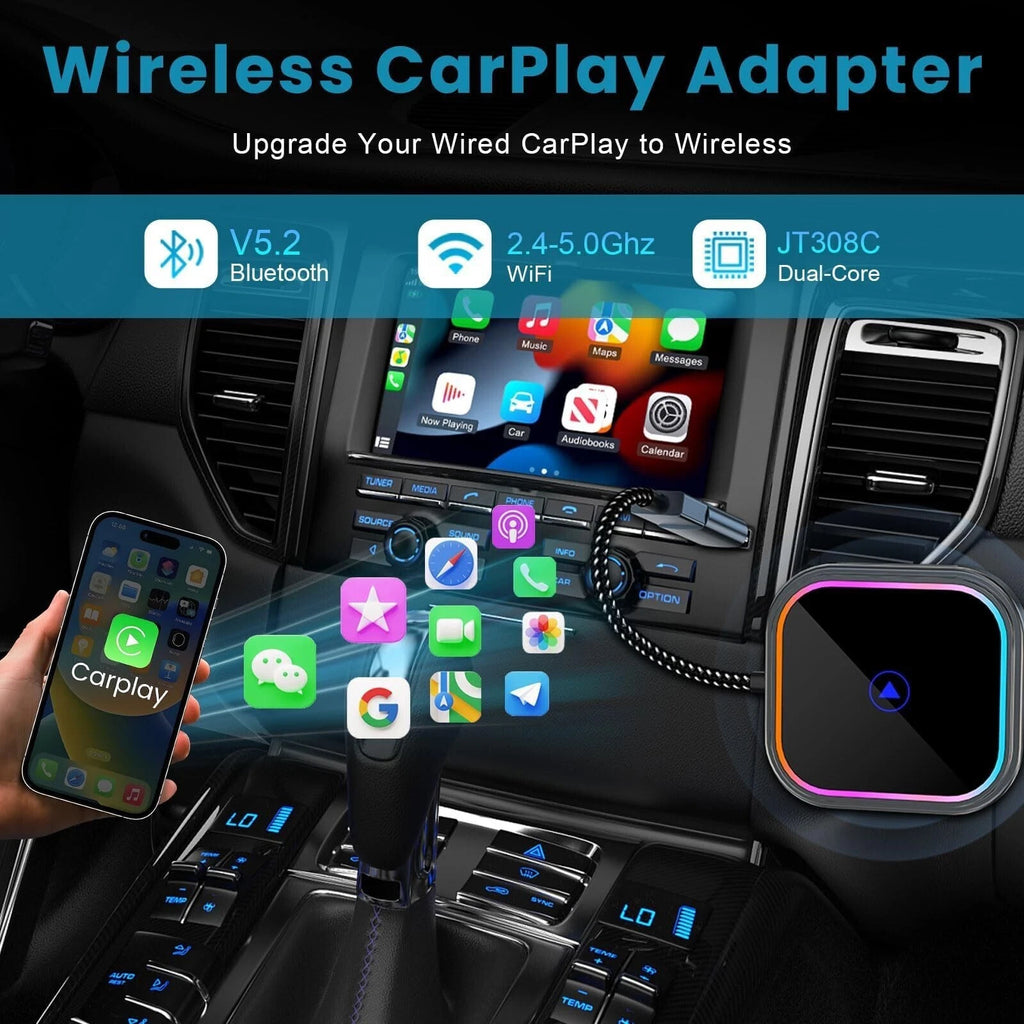 USB Wireless CarPlay Adapter Wireless Carplay Dongle For iPhone Apple Plug &Play