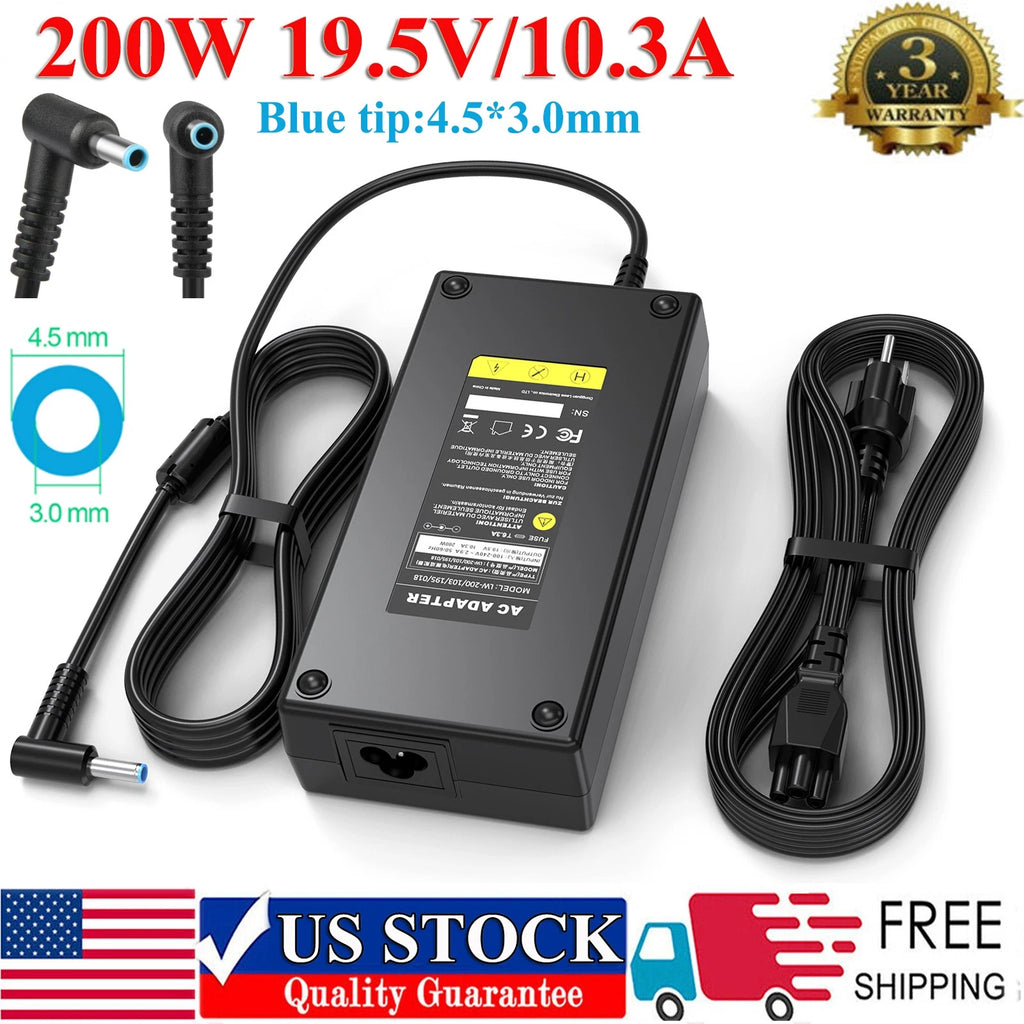200W AC Adapter for HP Pavilion 15 16 17 Fury 15 17 G7 G8 Studio G9 G8 G7 G6 G5