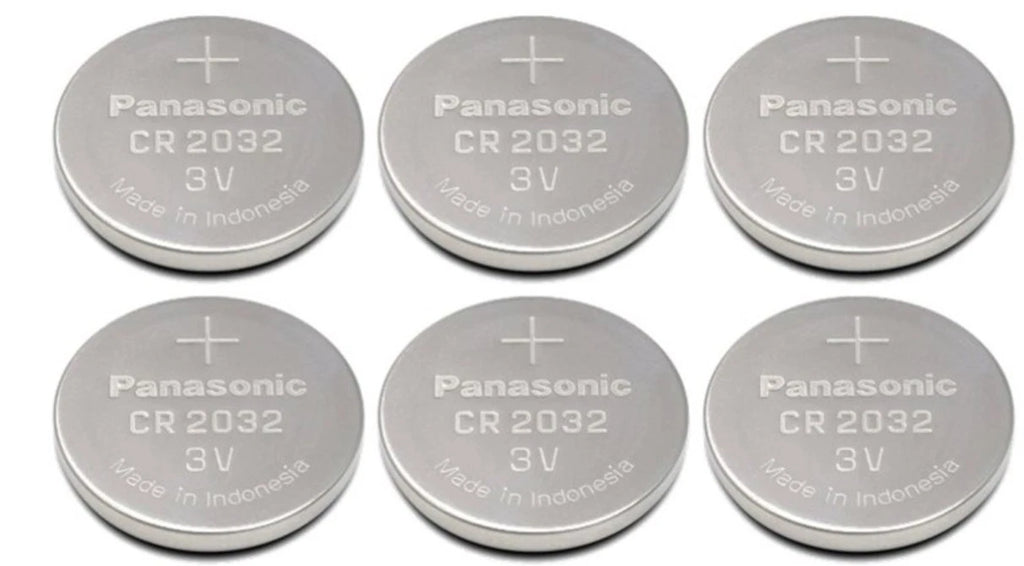 6 Pcs Fresh Panasonic Lithium ECR2032 CR2032 CR 2032 3V Battery
