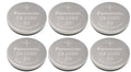 6 Pcs Fresh Panasonic Lithium ECR2032 CR2032 CR 2032 3V Battery