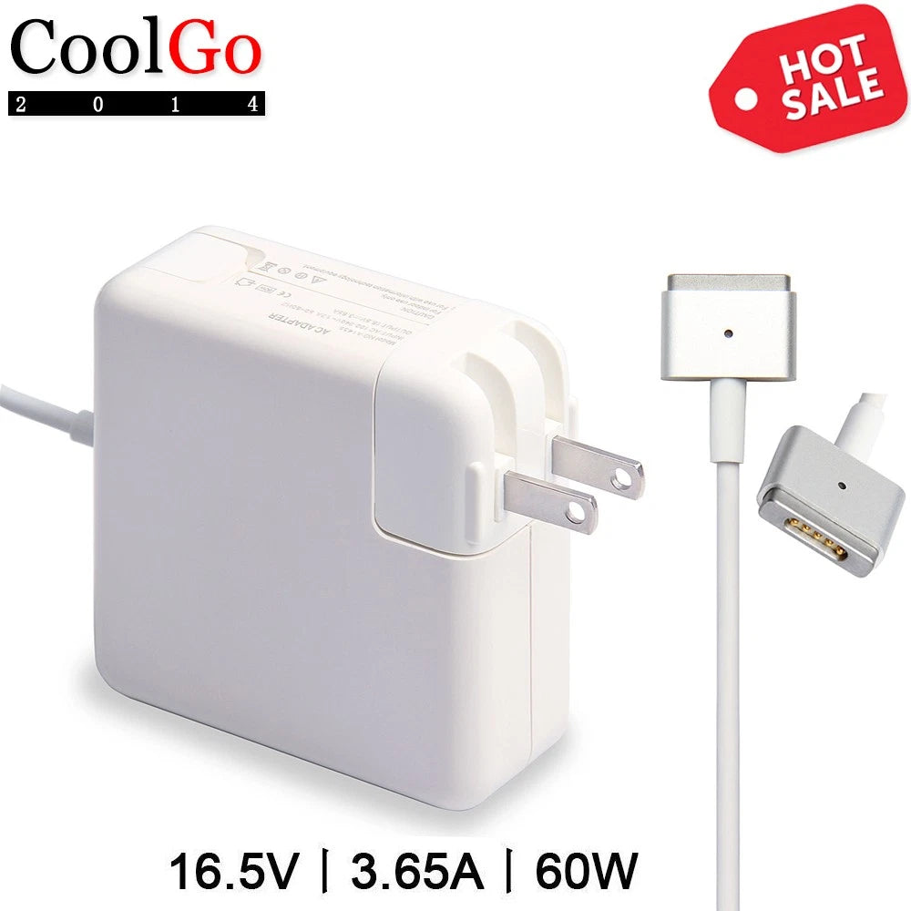 60W AC Adapter Charger For MacBook Pro 13" Retina A1502 A1435 A1465 MD565LL/A