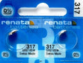 317 RENATA SR516SW (2 Piece) SR516W WATCH BATTERIES New Authorized Seller
