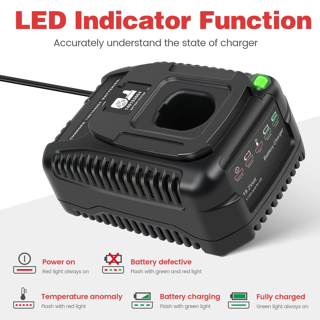 19.2V Charger For Craftsman Li-ion Ni-CD Ni-Mh C3 Battery 11375 11376 130211004