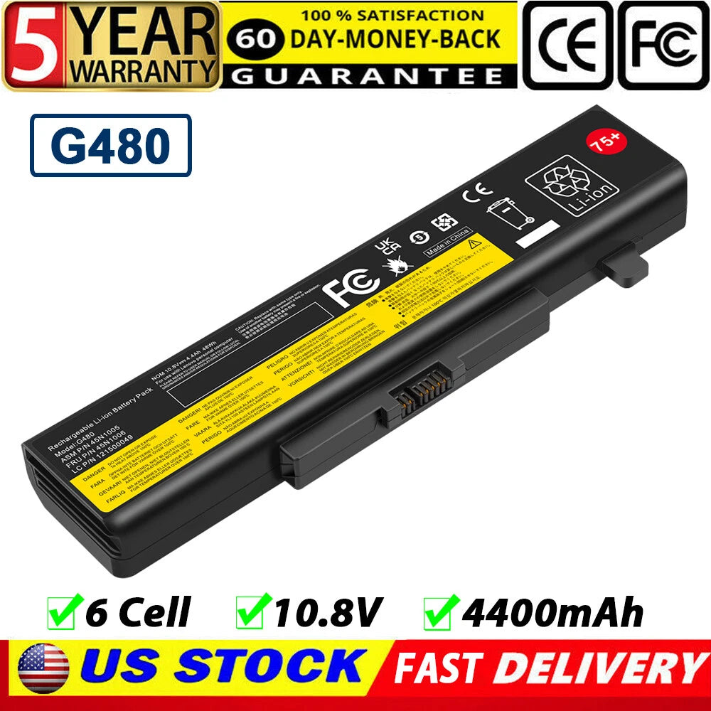 Battery for Lenovo IdeaPad Y480 L11L6F01 L11M6Y01 L11S6Y01 L11S6F01 L11L6Y01