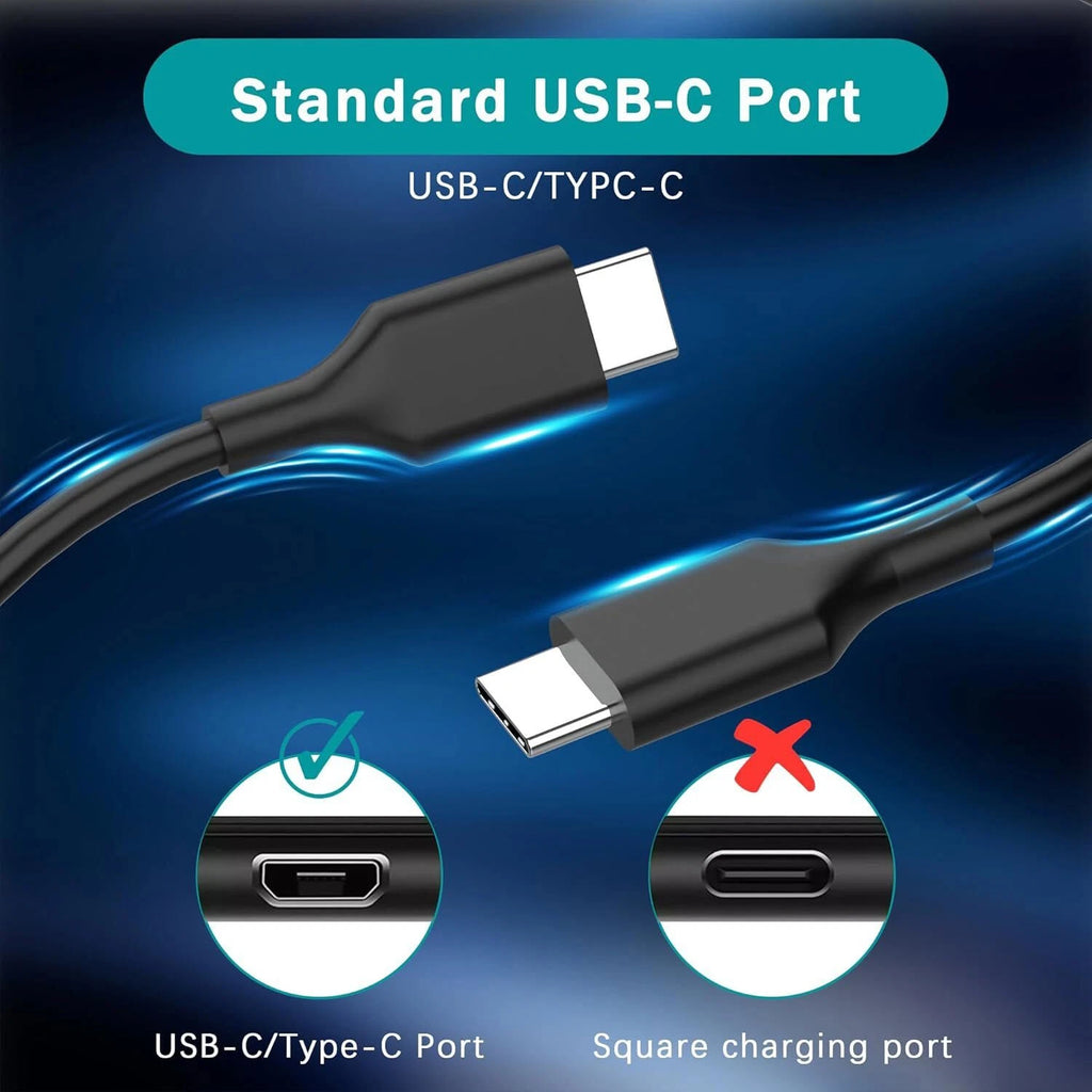 Chromebook 45W USB-C Laptop Charger Adapter for HP/Lenovo/Dell/Samsung/Acer