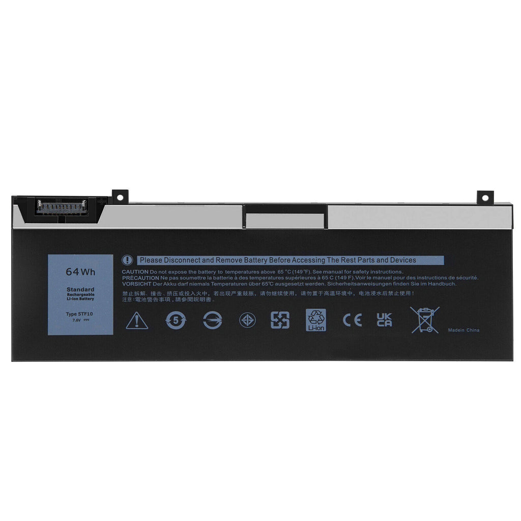 5TF10 Battery For Dell Precision 7730 7530 7M0T6 0RY3F9 P34E P74F 64WH / Charger