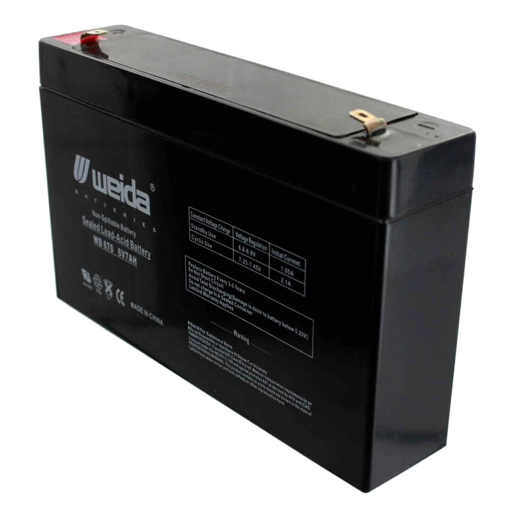 NEW 3PC 6V 7Ah SLA Battery WB670 SLA For UB670, D5734 PS670