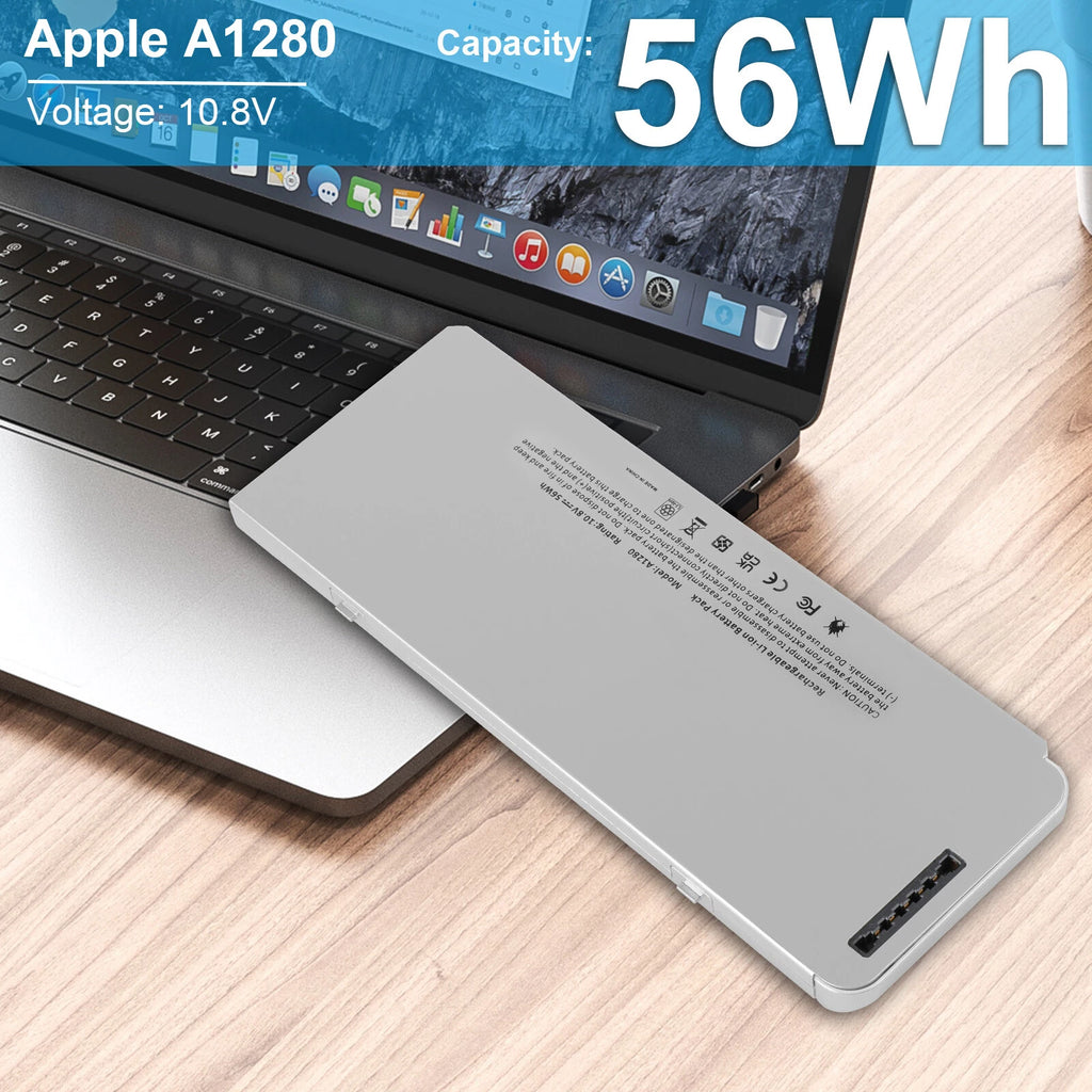 56WH A1280 Battery For Apple MacBook 13"Aluminum Unibody A1278 MB466 MB467 MB771