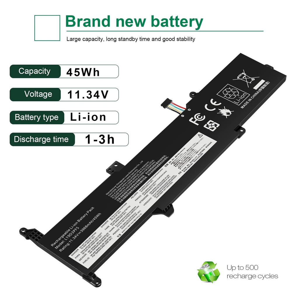 Battery L16L2PB2 L19D3PF5 For Lenovo L16C2PB2 L16M2PB2 L19C3PF7 L19L3PF5 30/45Wh