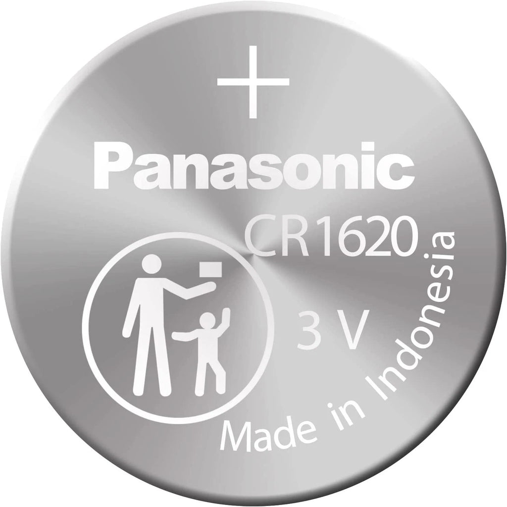2 Pcs Panasonic CR1620 1620 Lithium 3V Coin Cell Battery