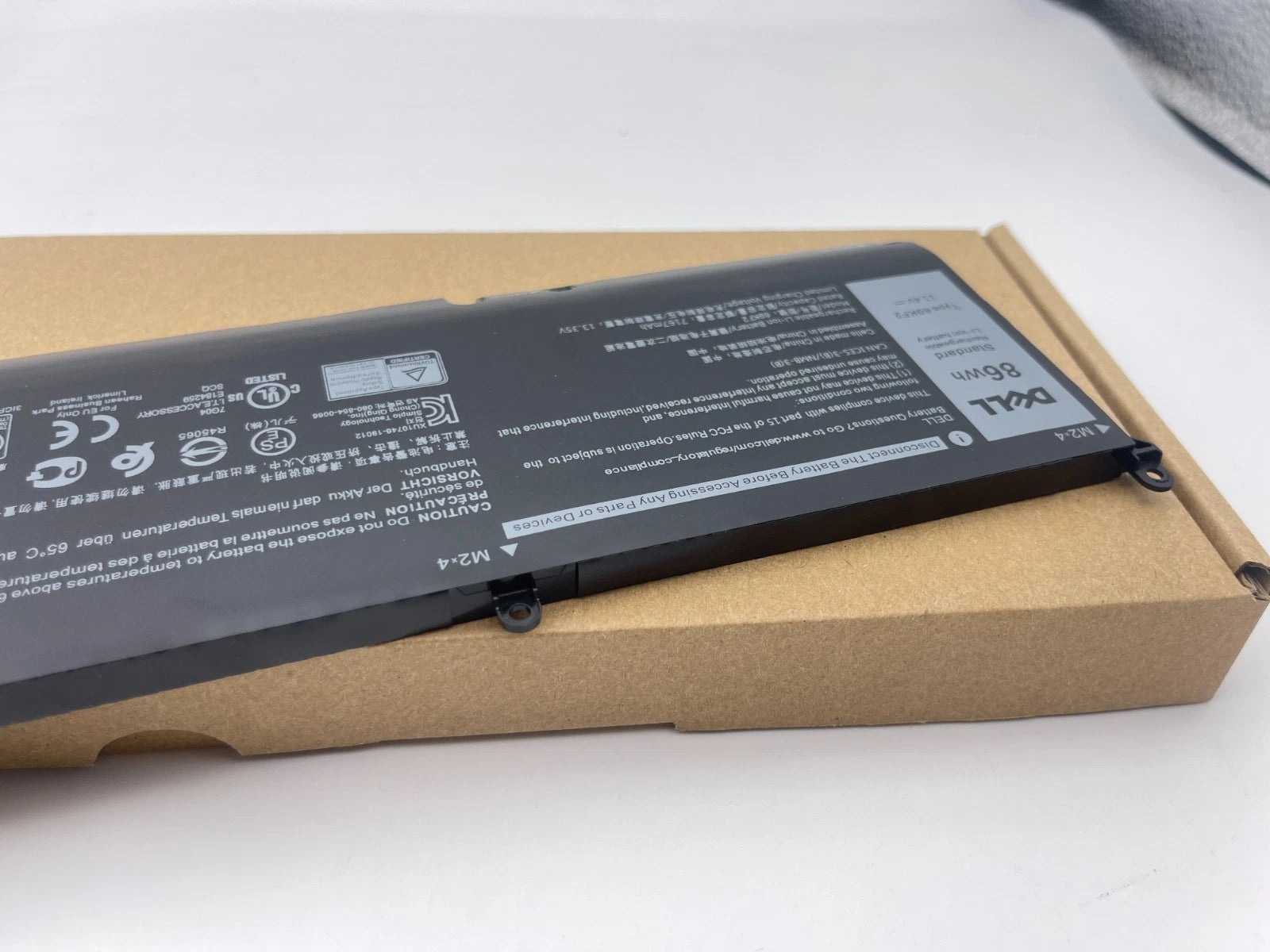 Genuine 86Wh 69KF2 Battery For Dell XPS 15 9500 Precision 5550 Alien M15 M17