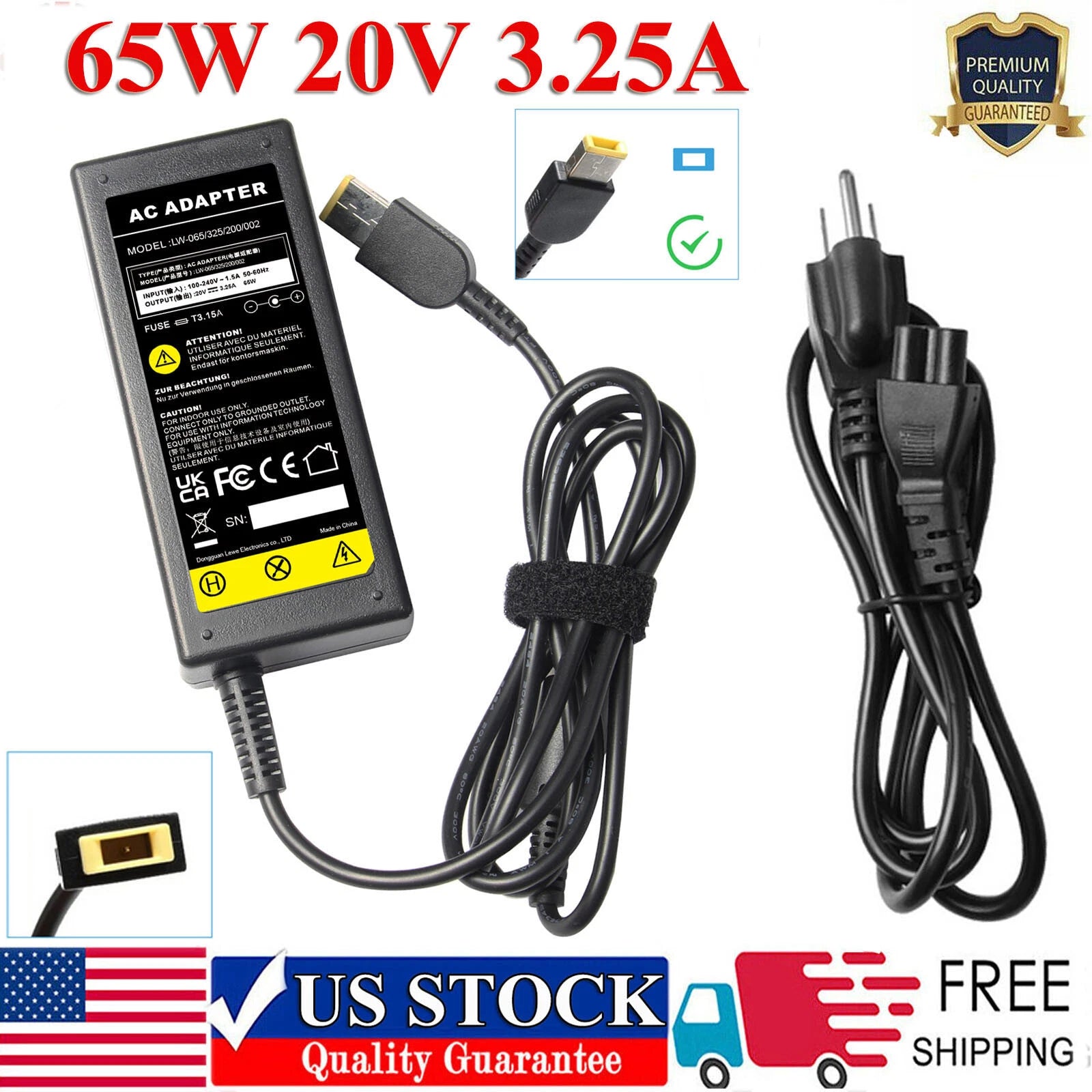 AC Charger Adapter for Lenovo Thinkpad L440,L450,L460,L470,L540,L550,L560,L570 F