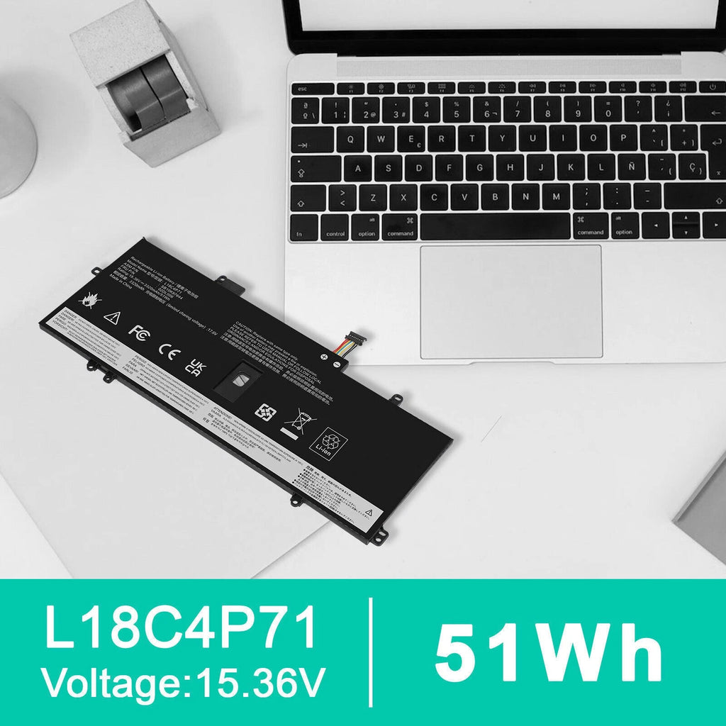 ?Battery L18C4P71 L18L4P71 For Lenovo ThinkPad X1 Yoga 4th (2019) 5th (2020) Gen