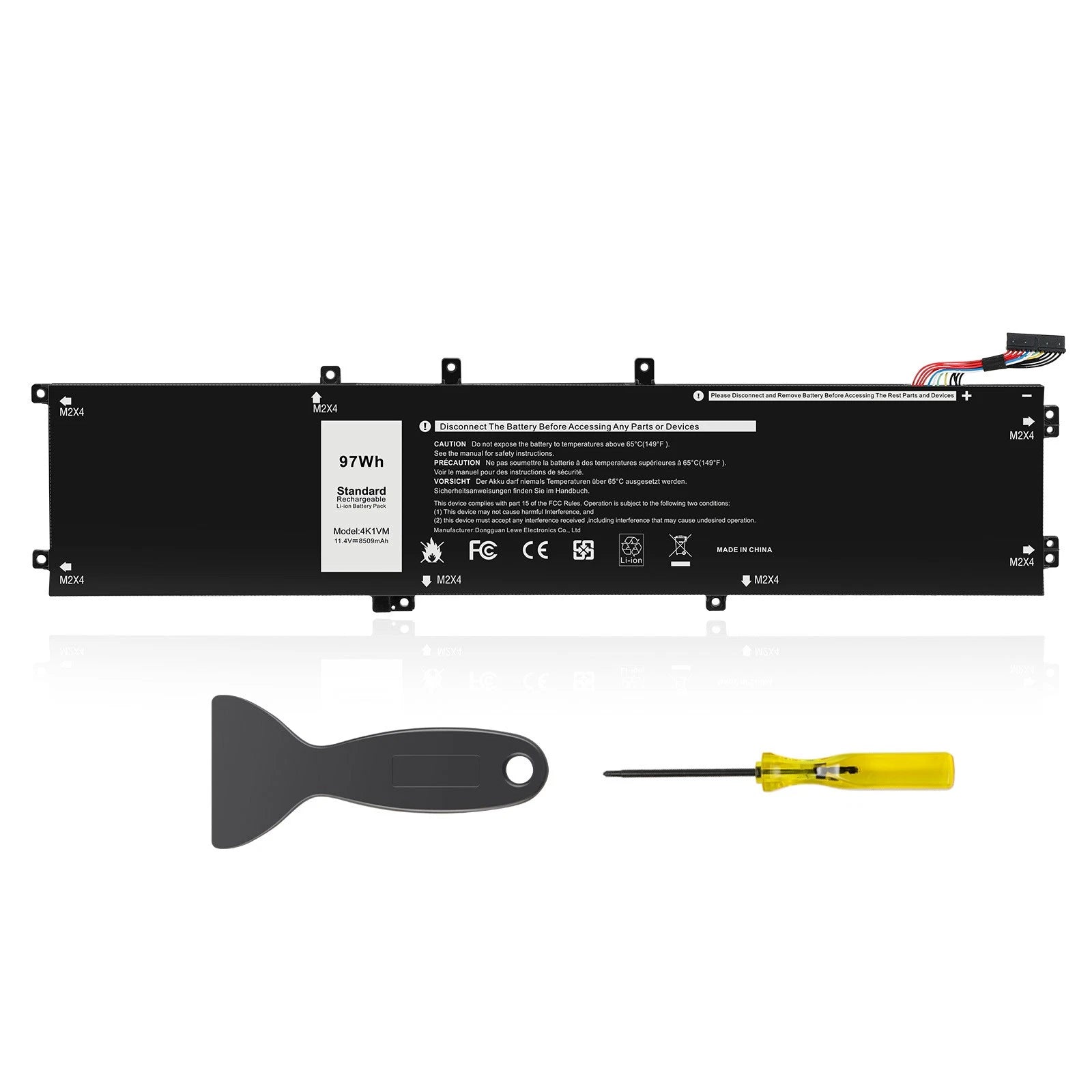 Replace 4K1VM Battery For Dell G7 17 7700 Series W62W6 XYCW0 9TM7D 0NCC3D 97Wh