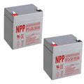 2PC NPP NP 12V 4.5Ah AGM VRLA Battery - Maintenance-Free