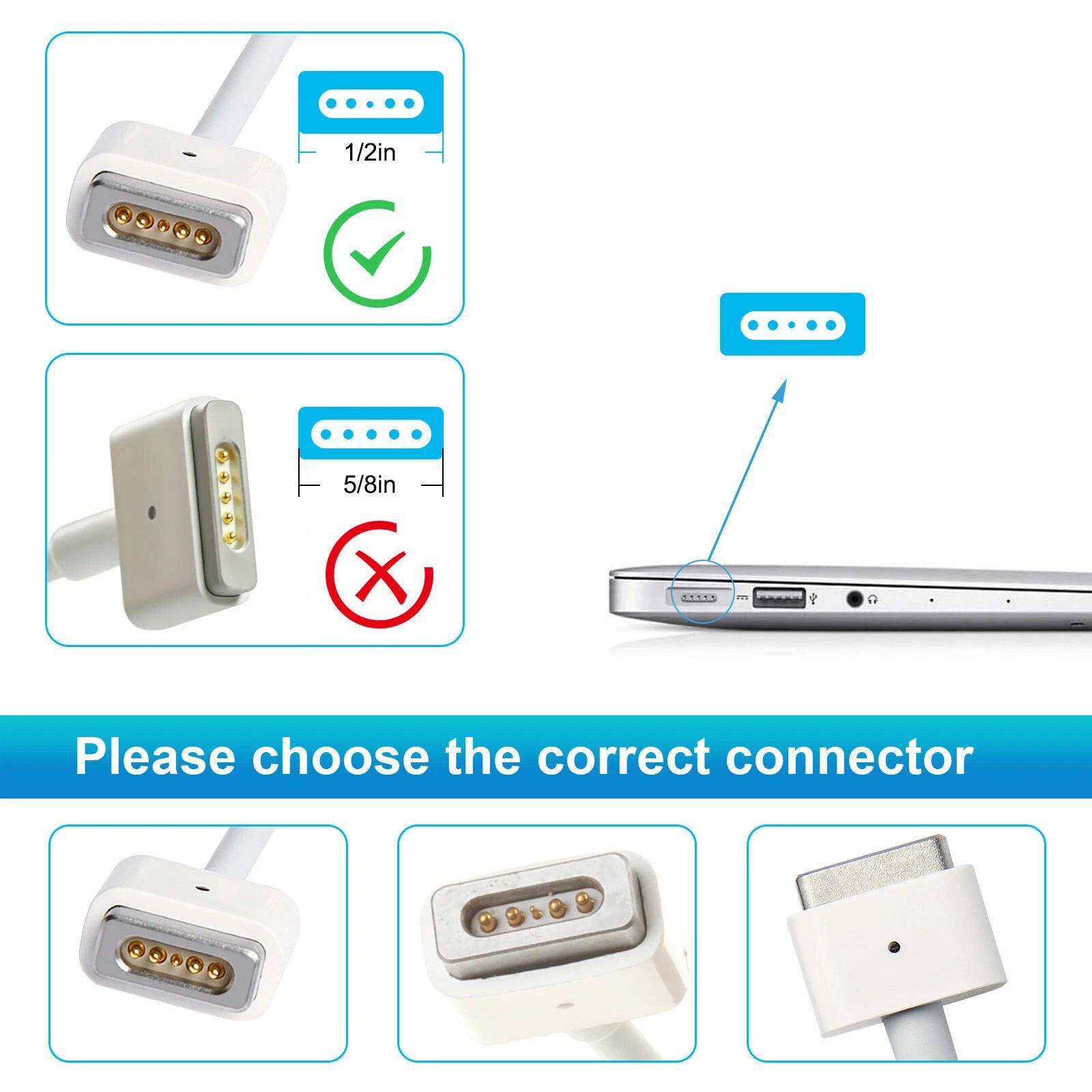 `Charger For Apple MacBook Pro 13" A1181 A1184 2008 2009 2010 Ac Power Adapter